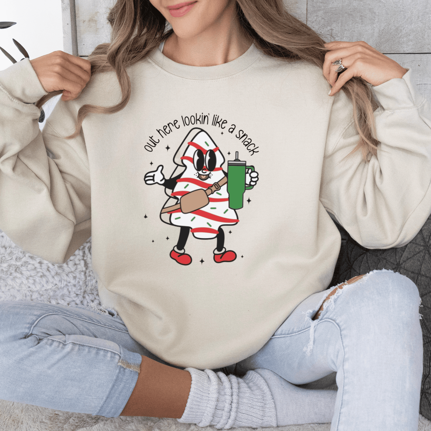 Christmas Tree Cake Sweatshirt