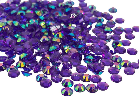 Amethyst Purple Rhinestones - Jelly AB Rhinestones – The Crafting Coder