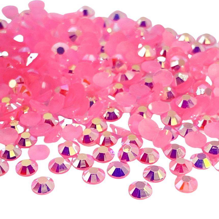 Blush Pink Jelly Rhinestones - AB - The Crafting Coder