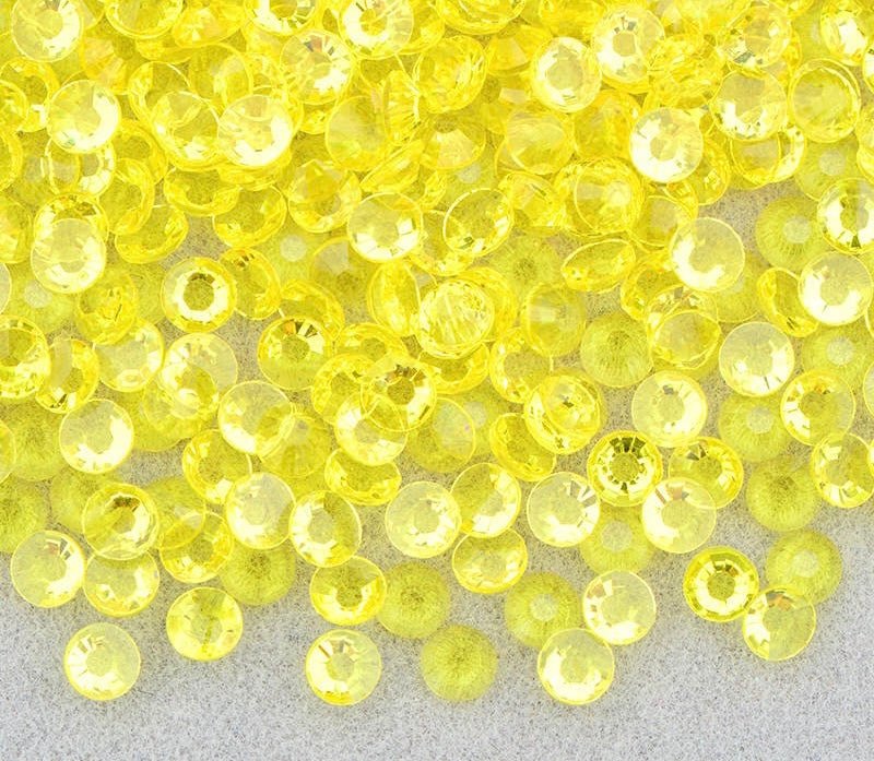 Marigold Transparent Rhinestones Bulk - The Crafting Coder