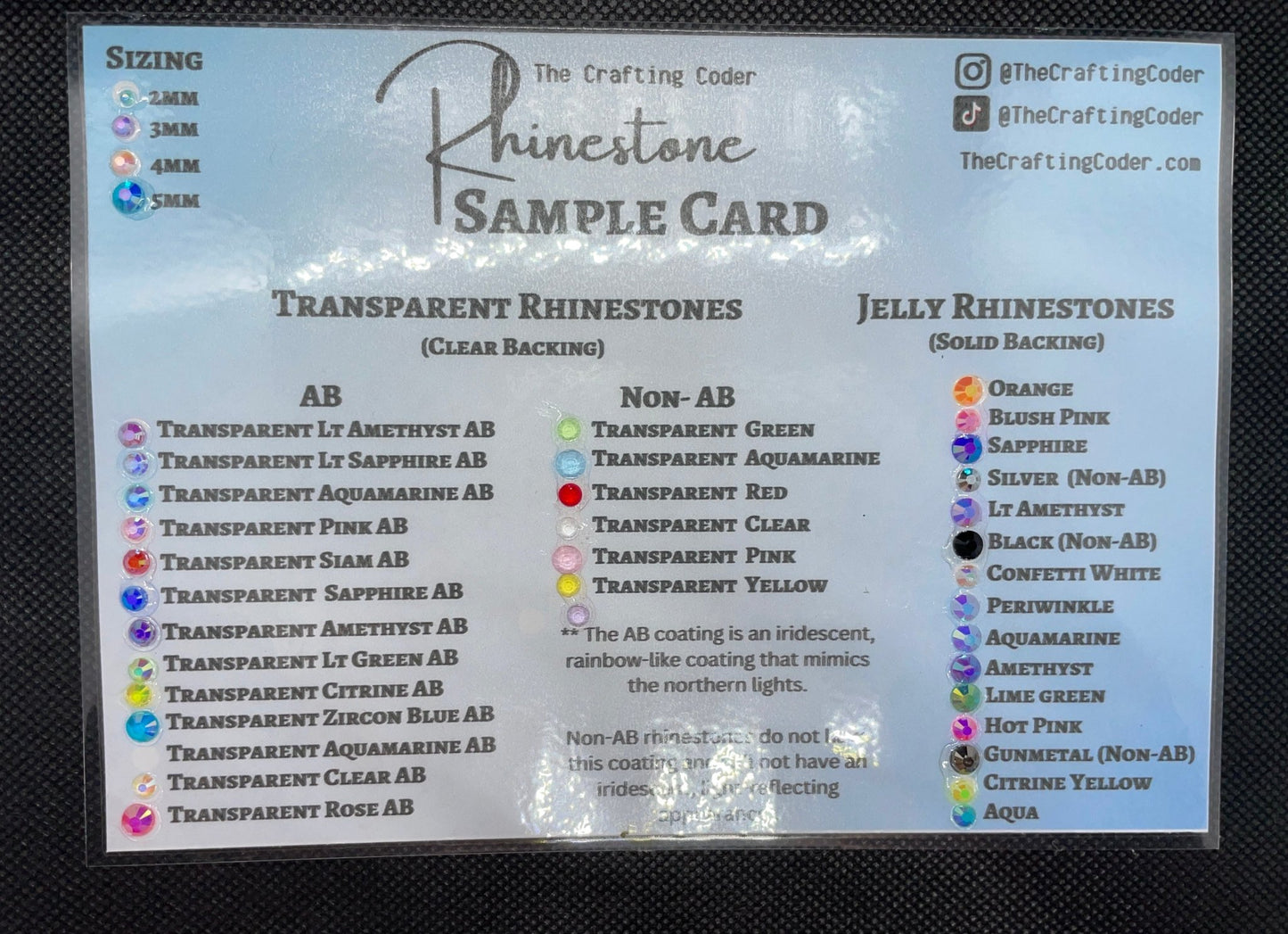 Sample Card - The Crafting Coder