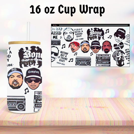 90's Rap 16oz Cup Wrap