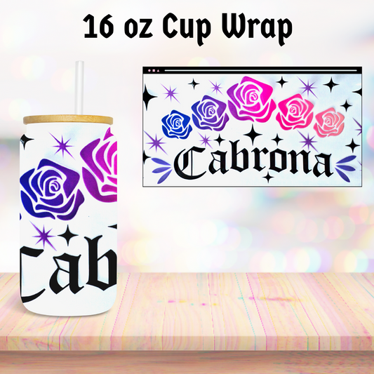 Cabrona 16oz Cup Wrap