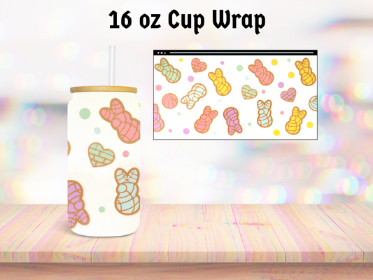 Candy Bunnies 16oz Cup Wrap