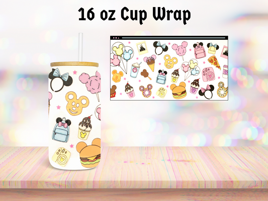 Fantasy Snacks 16oz Cup Wrap