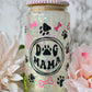 Dog Momma Glass Snow Globe Tumbler - 16oz