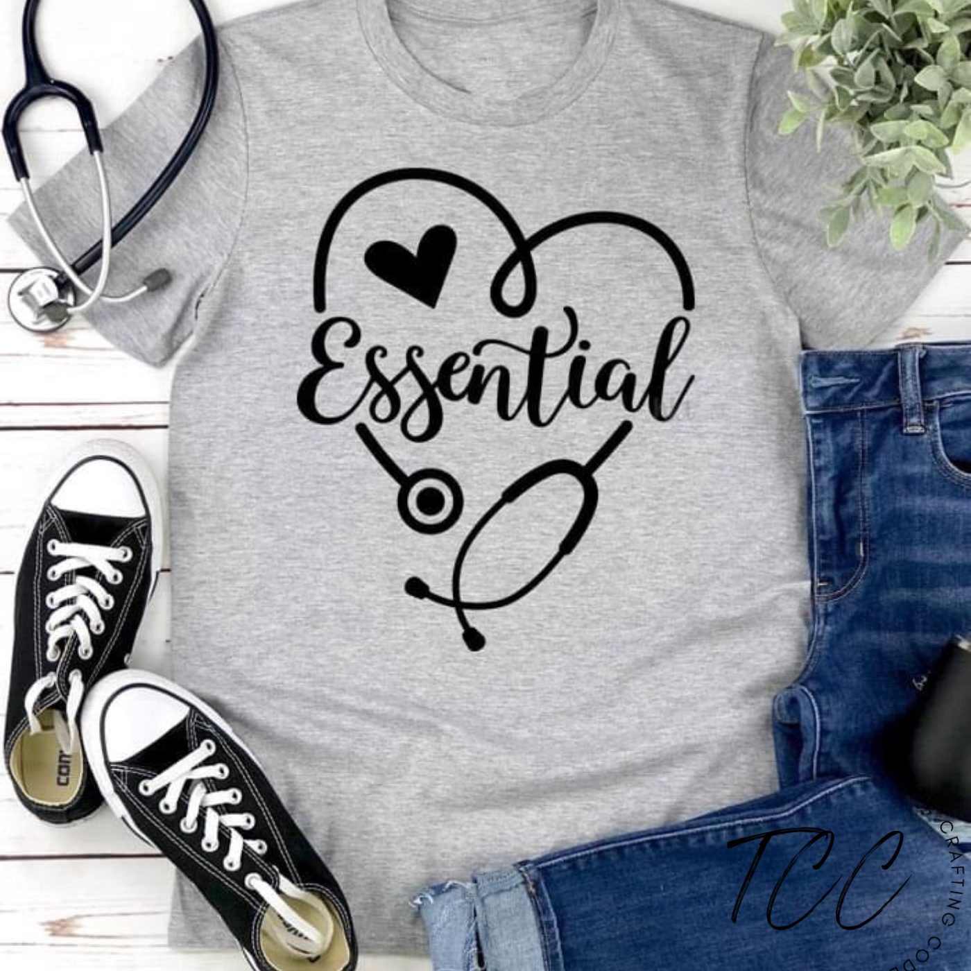 Essential Nurse Graphic Tee