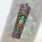 Rainbow Rhinestone Filled 24oz. Tumbler