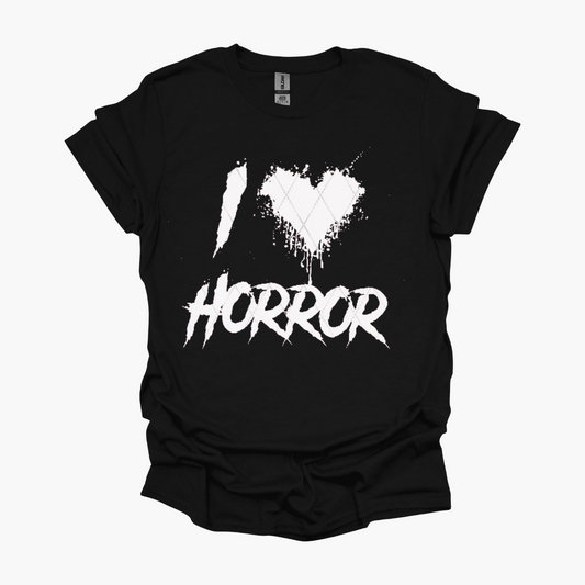 I Love Horror Graphic Tee