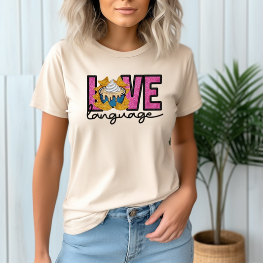 Love Language Queso Graphic Tee