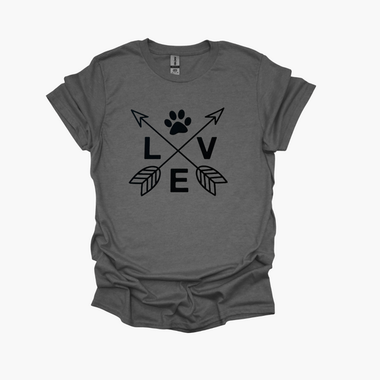 Love Points to Paws Graphic Tee