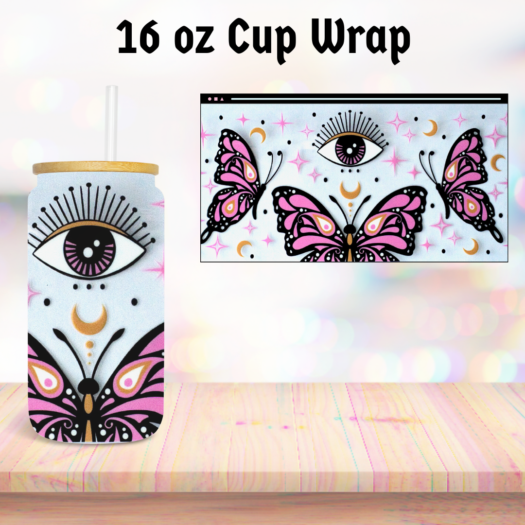 Magic Eye 16oz Cup Wrap