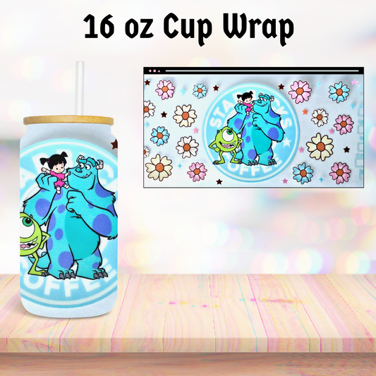 Monster Starbs 16oz Cup Wrap