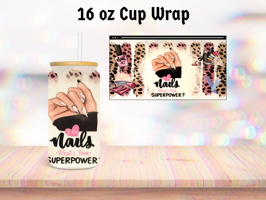 I Do Nails 16oz Cup Wrap