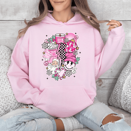 Pink Christmas Hoodie