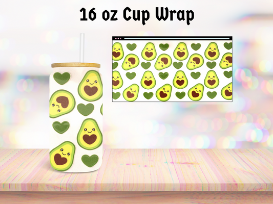 Avocado 16oz Cup Wrap