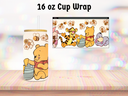 Baby Bear and Friends 16oz Cup Wrap