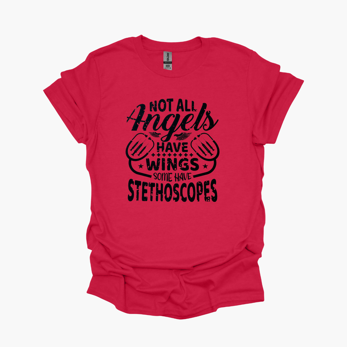 Not All Angels Have Wings Nurse Graphic Tee