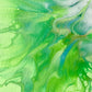 Green Abstract Acrylic Painting - The Crafting Coder