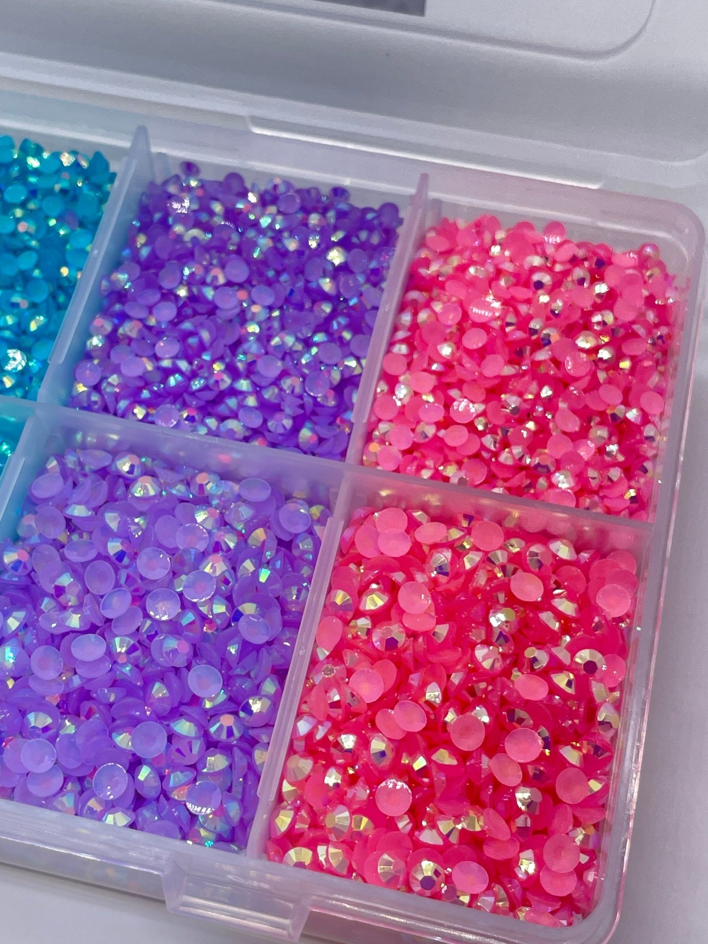 Jelly Resin Flatback Rhinestone Kit- Bright Jelly - The Crafting Coder