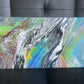 Rainbow Road Abstract Acrylic Painting - The Crafting Coder