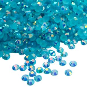 Aqua Blue Jelly Rhinestones - AB - The Crafting Coder