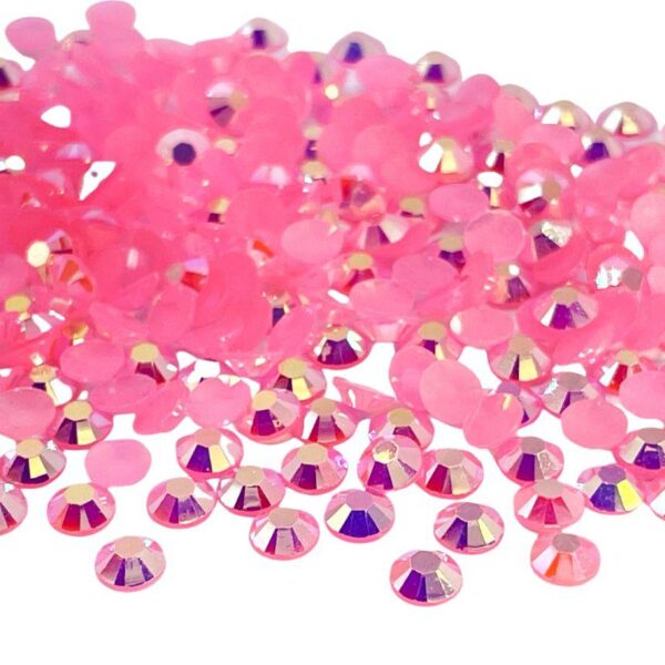 Blush Pink Jelly Rhinestones - AB - The Crafting Coder