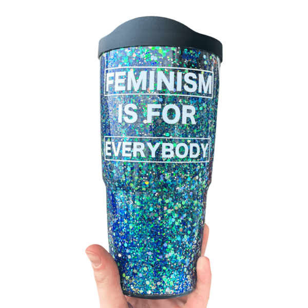 Feminism Snow Globe Tumbler - The Crafting Coder