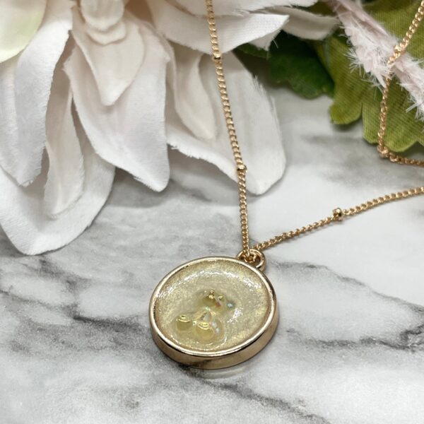 Gold Jelly Bear Necklace - The Crafting Coder