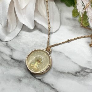 Gold Jelly Bear Necklace - The Crafting Coder