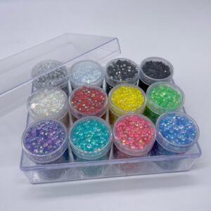 Jelly Resin Flatback Rhinestone Cylinder Kit-Rainbow Starter - The Crafting Coder