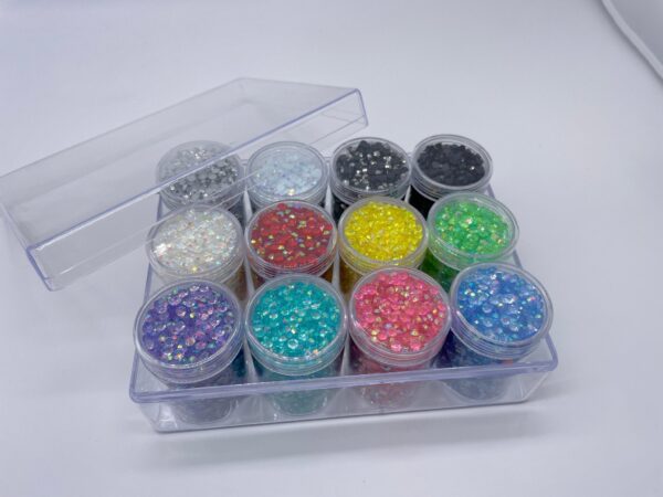 Jelly Resin Flatback Rhinestone Cylinder Kit-Rainbow Starter - The Crafting Coder