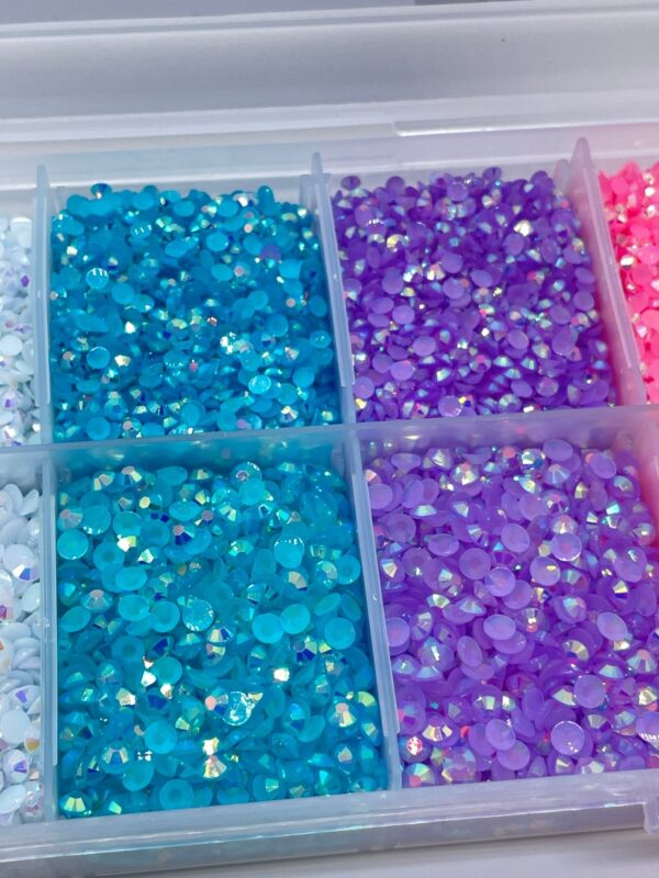 Jelly Resin Flatback Rhinestone Kit- Bright Jelly - The Crafting Coder