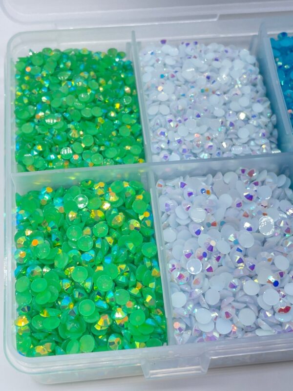 Jelly Resin Flatback Rhinestone Kit- Bright Jelly - The Crafting Coder