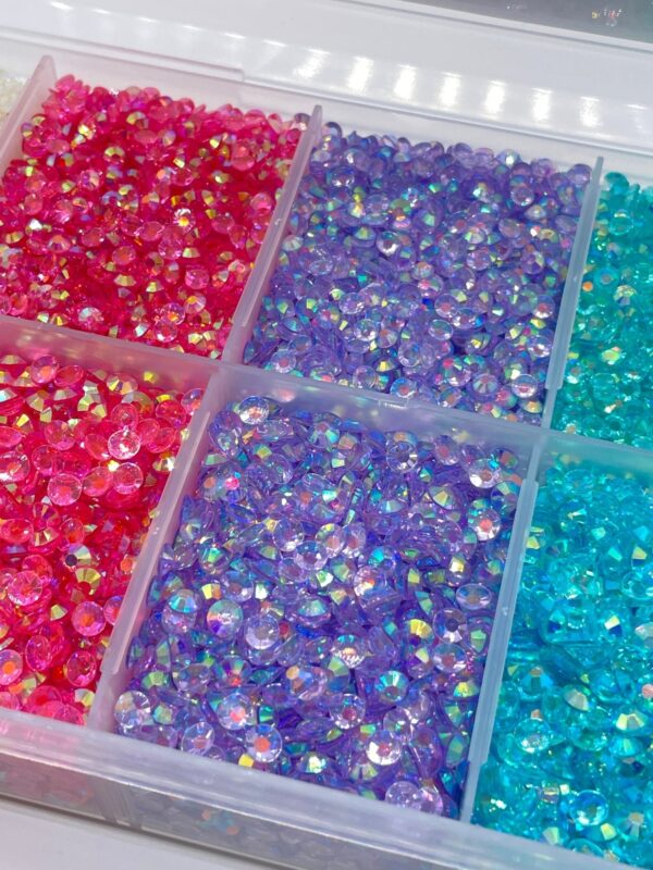 Jelly Resin Flatback Transparent Rhinestone Kit- Bright Transparent - The Crafting Coder