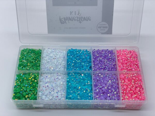 Jelly Resin Flatback Transparent Rhinestone Kit- Bright Transparent - The Crafting Coder