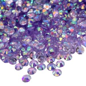 Lavender Transparent Rhinestones - AB - The Crafting Coder