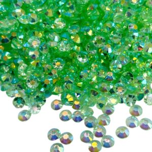 Lime Green Transparent Rhinestones - AB - The Crafting Coder