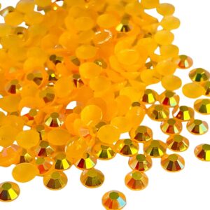 Orange Jelly Rhinestones. -AB - The Crafting Coder